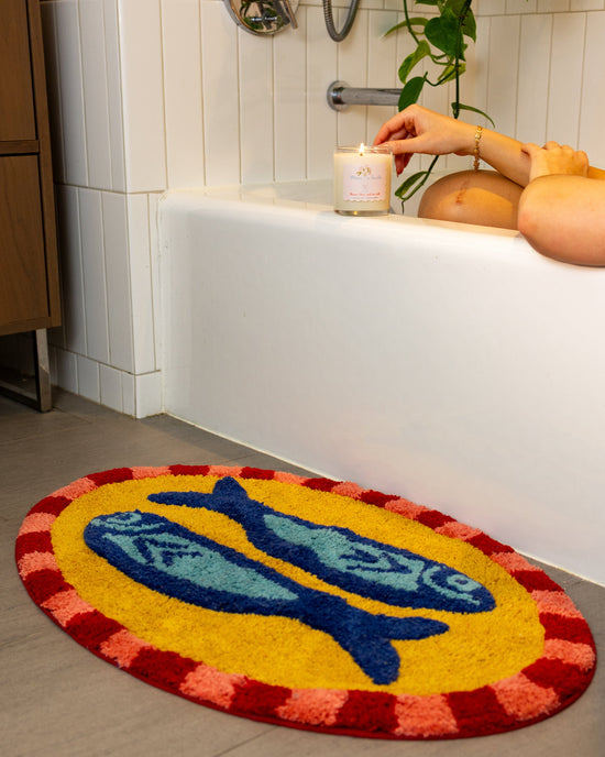 Two Fishes Bathmat