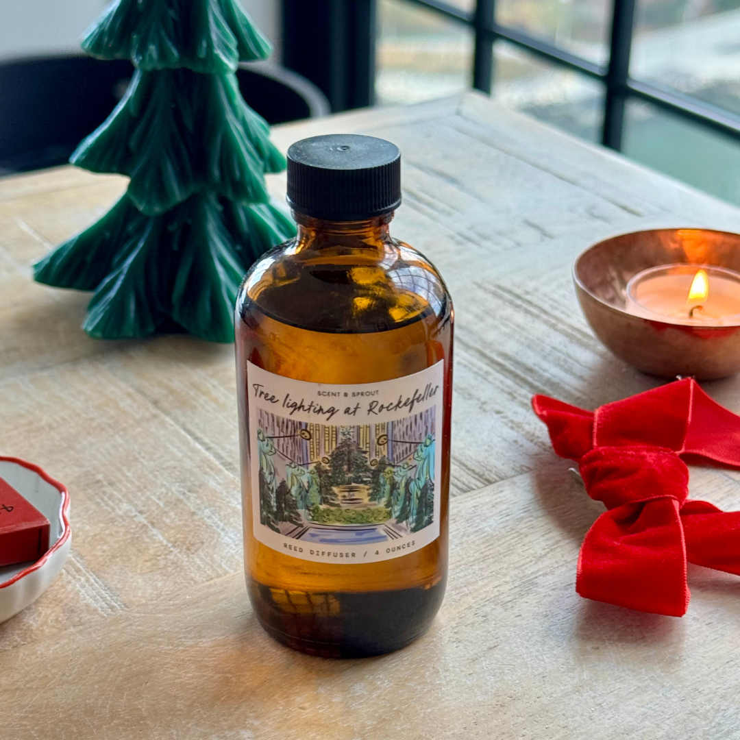 Spruce Tree Diffuser Tree Lighting at Rockefeller Reed Diffuser – Scent + Sprout